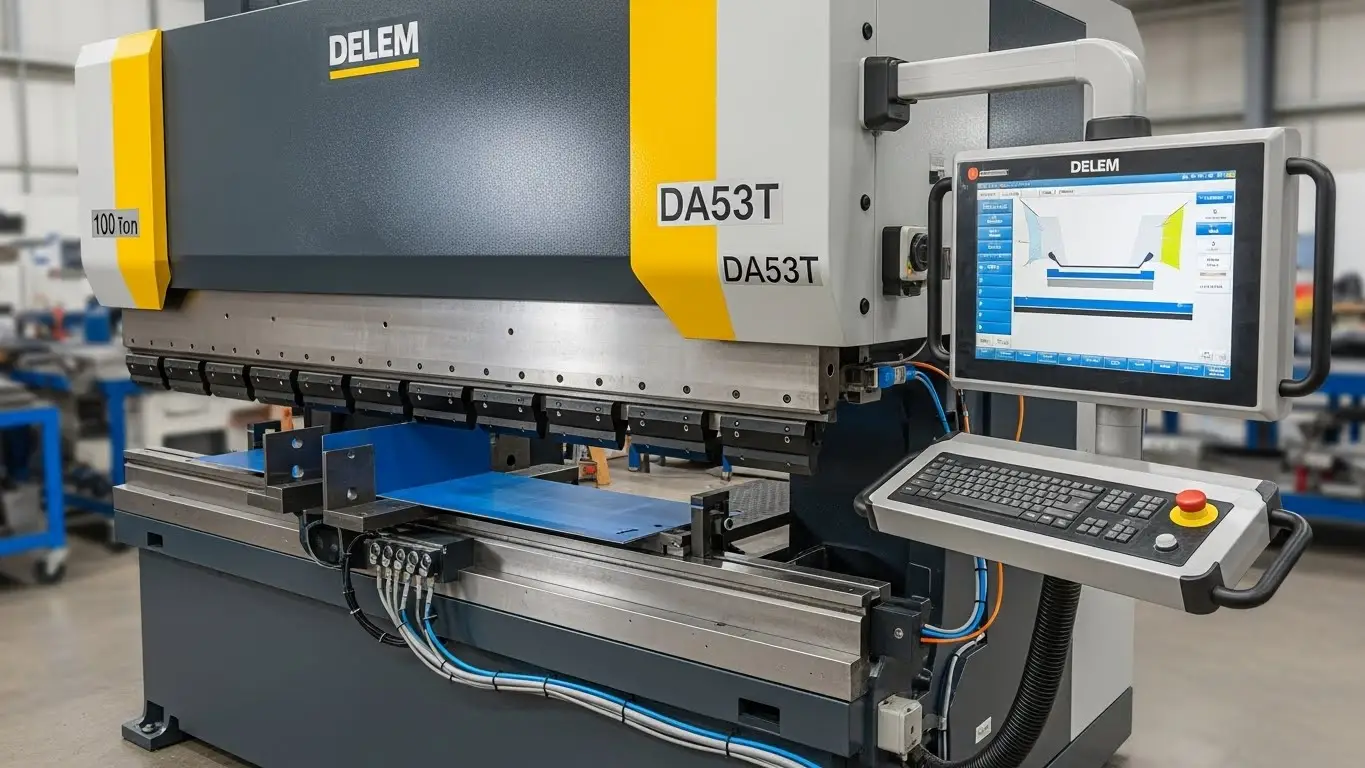 100 Tonelada de freio de pressão CNC Delem Da53t