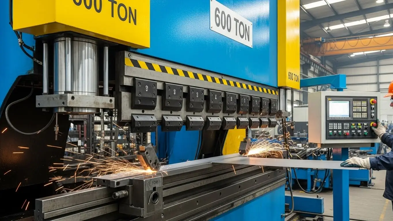 600 Freio de pressão CNC de tonelada