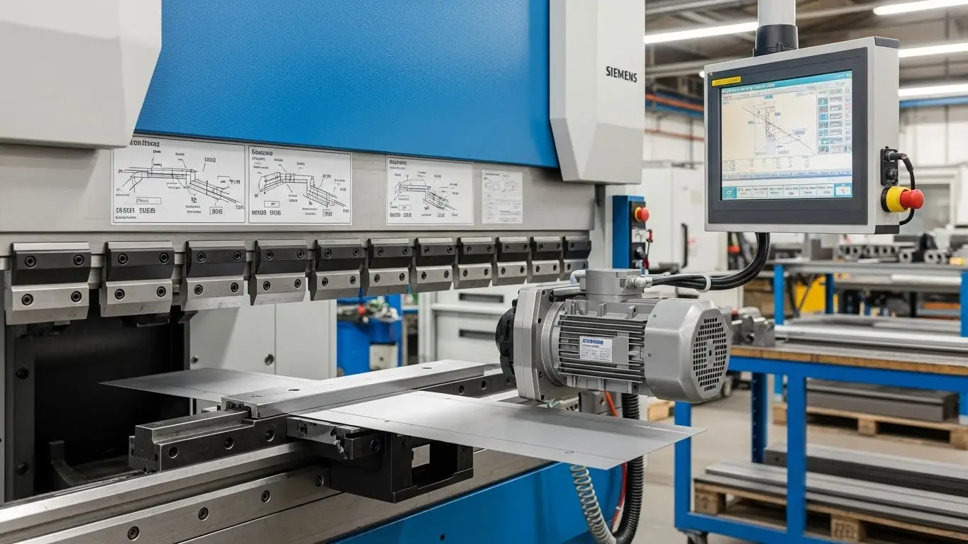 Freio de pressão CNC para gabinete de controle