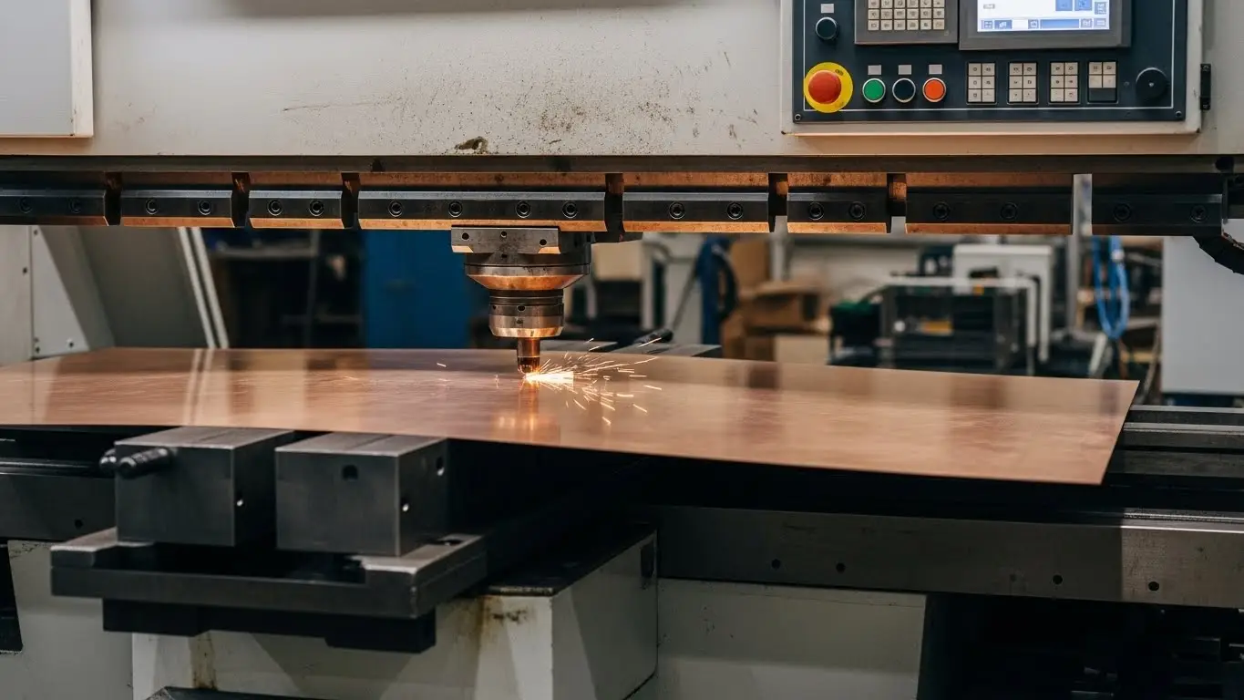 Freio de pressão CNC para chapa de cobre