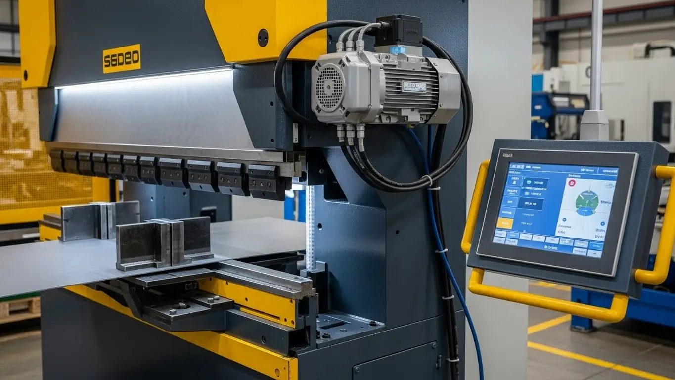 Freio de pressão com servomotor