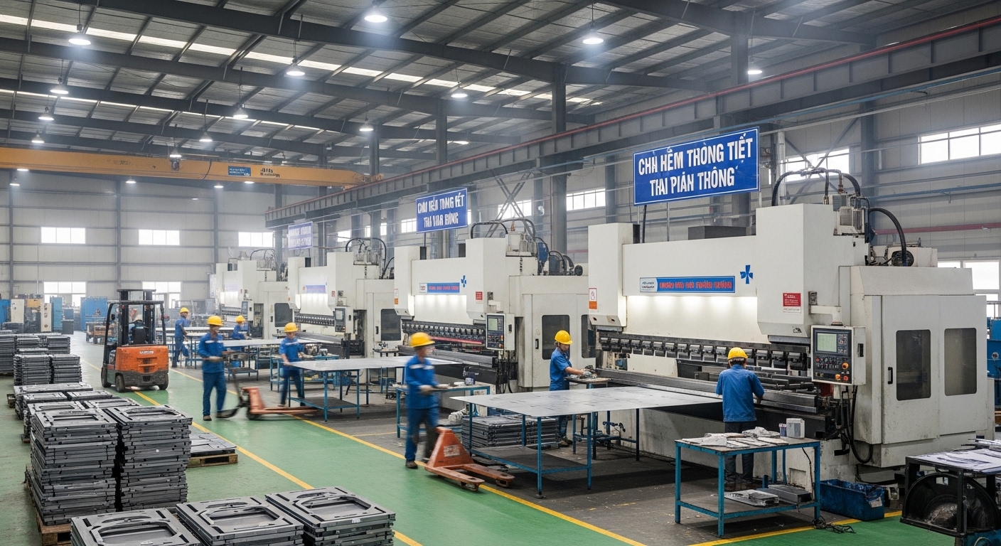 Fábrica de freios de prensa CNC no Vietnã