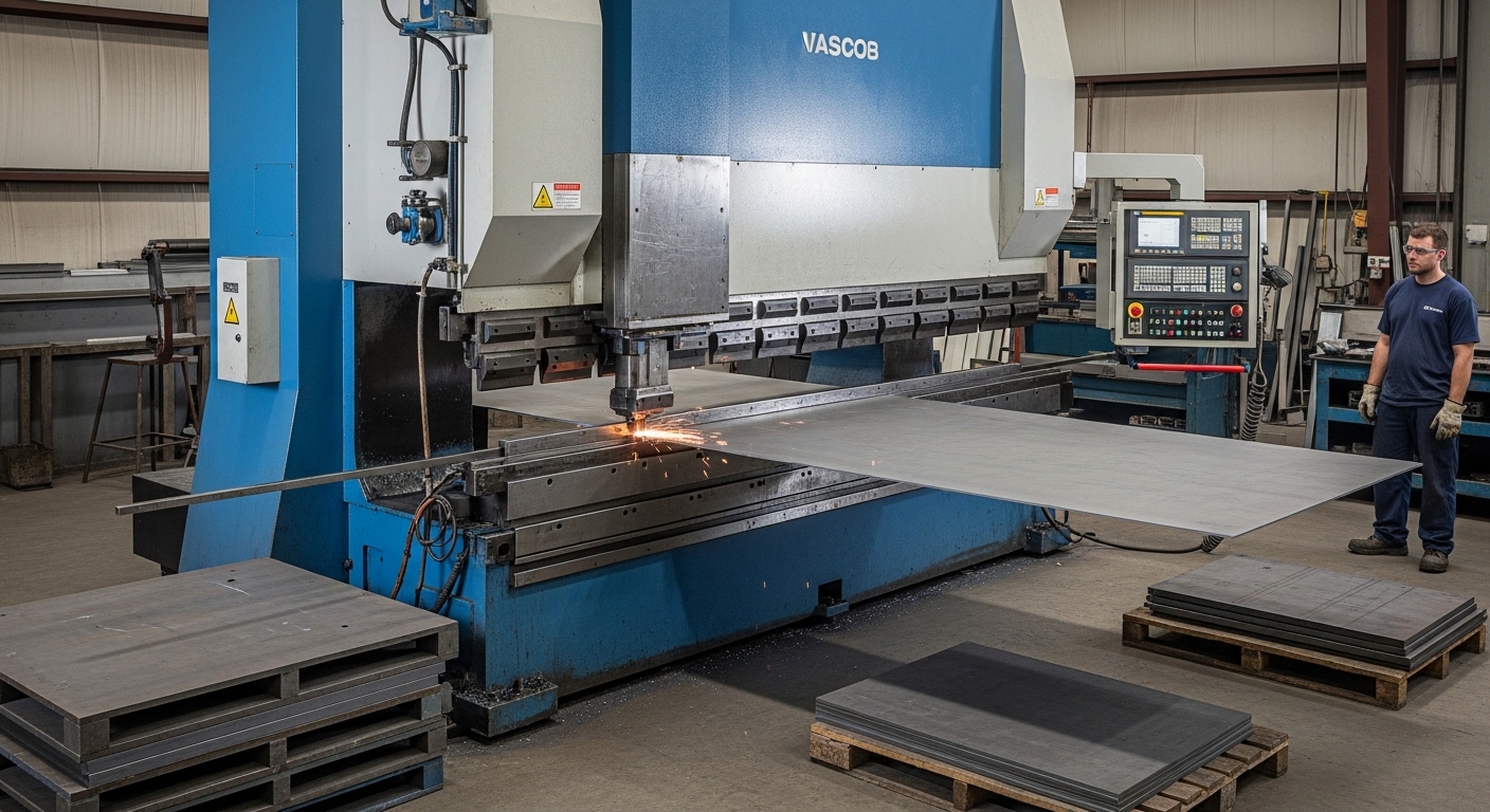 Freio de pressão CNC para chapa de aço
