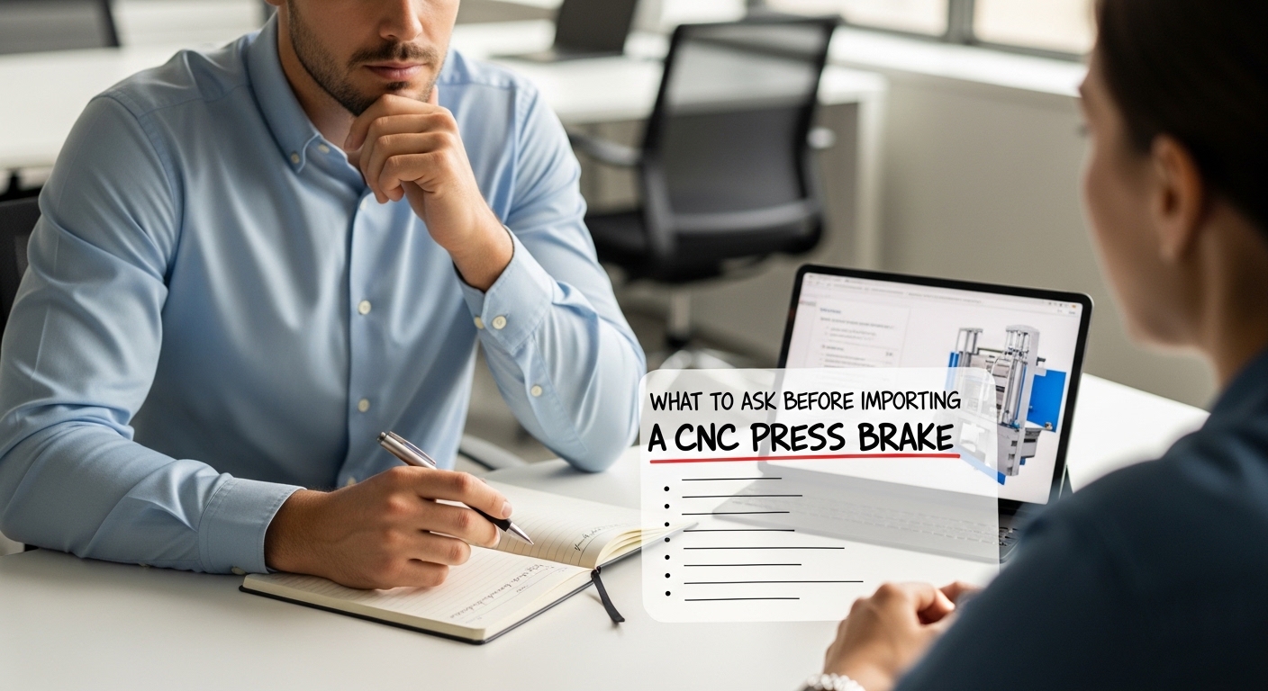 O que perguntar antes de importar um freio de pressão CNC