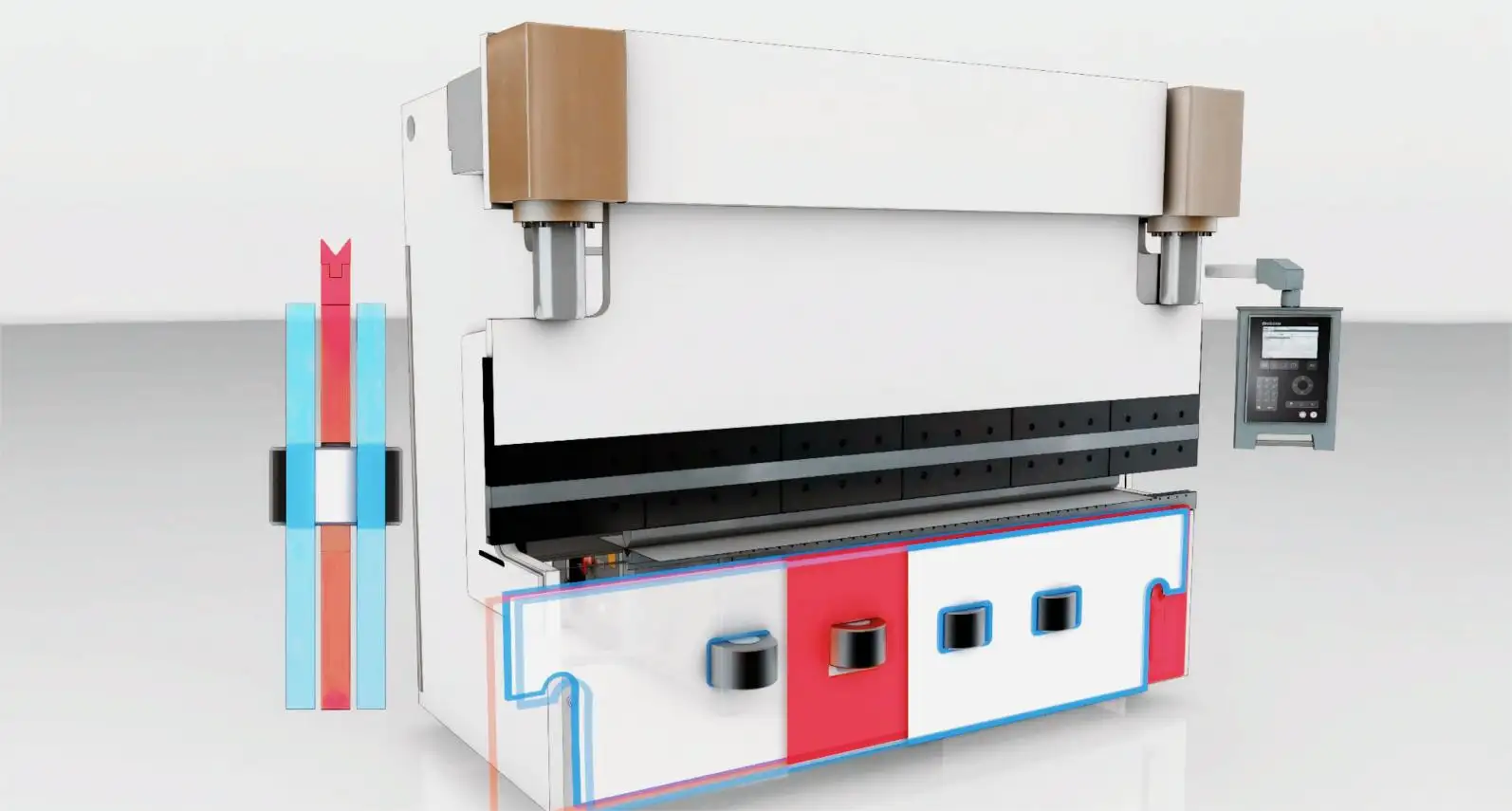 Freio de pressão CNC de 4000mm