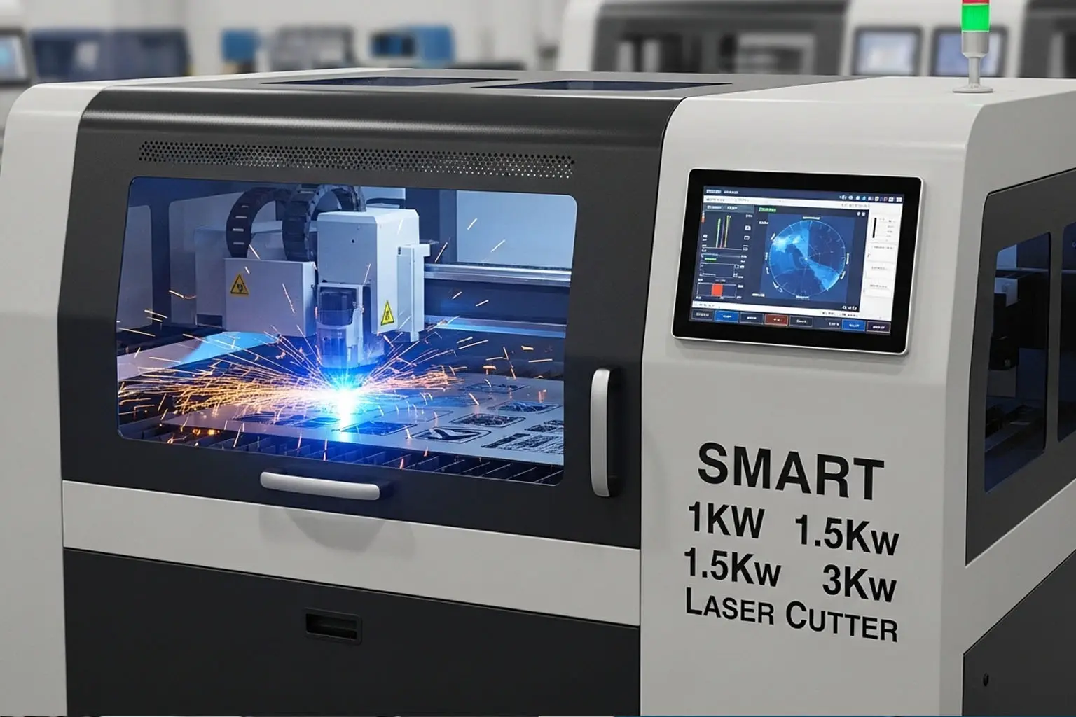 JS RAGOS Máquina Inteligente de Corte a Laser de 1kW–3kW
